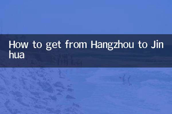 چگونه از هانگژو به جین هوا برویم