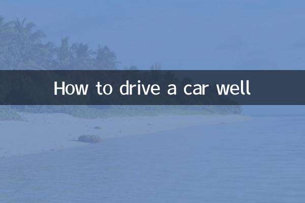 차를 잘 운전하는 방법