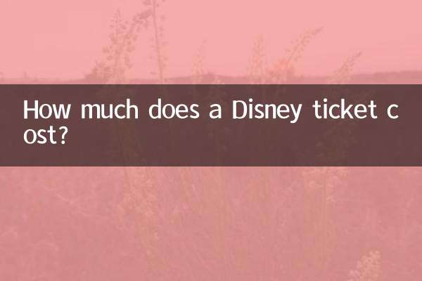 디즈니 티켓 가격은 얼마인가요?