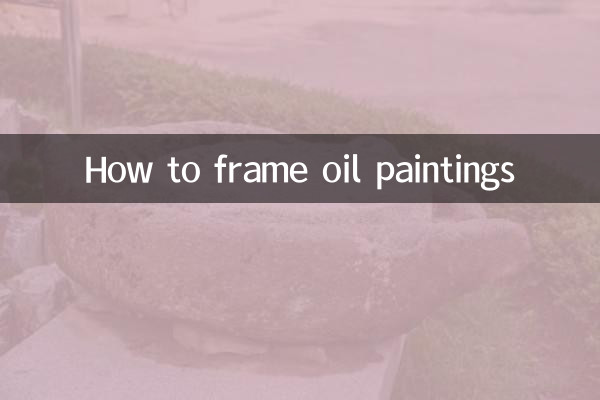 چگونه تابلوهای رنگ روغن را قاب کنیم