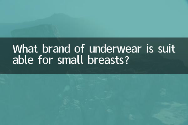 Qual marca de roupa íntima é adequada para seios pequenos?