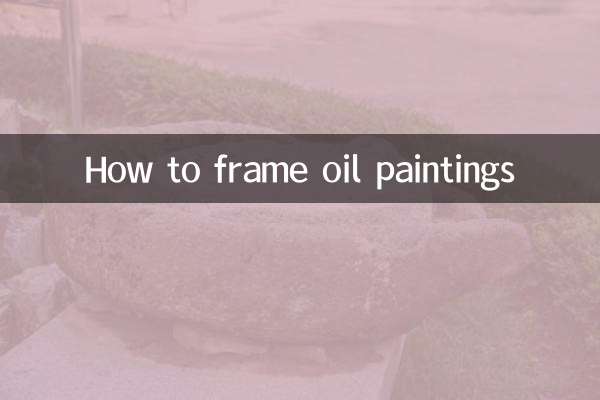 چگونه تابلوهای رنگ روغن را قاب کنیم