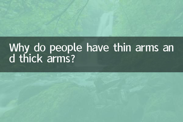 چرا مردم بازوهای لاغر و بازوهای کلفت دارند؟