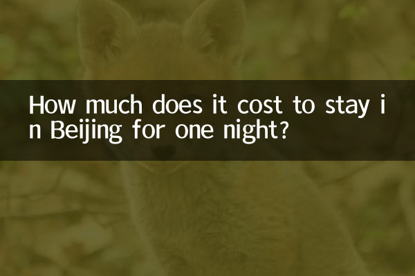 Combien coûte un séjour à Pékin pour une nuit ?