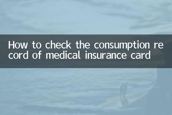 의료보험카드 소비기록 확인 방법