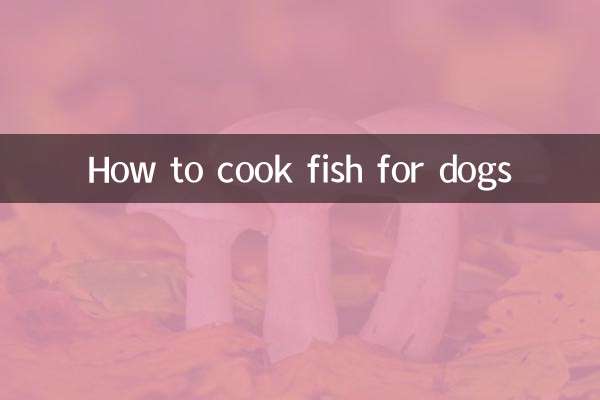 कुत्तों के लिए मछली कैसे पकाएं