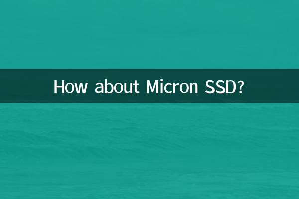 How about Micron SSD?
