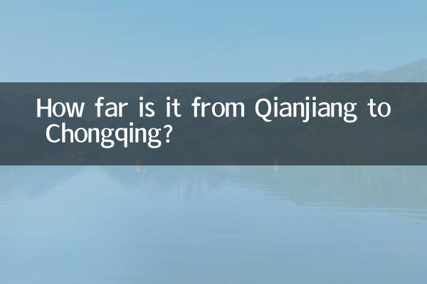 فاصله کیان جیانگ تا چونگ کینگ چقدر است؟