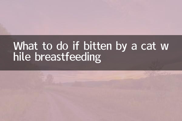 授乳中に猫に噛まれた場合の対処法