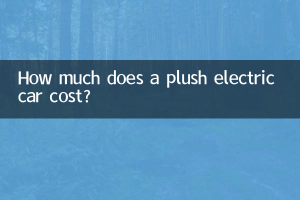 Combien coûte une voiture électrique en peluche ?