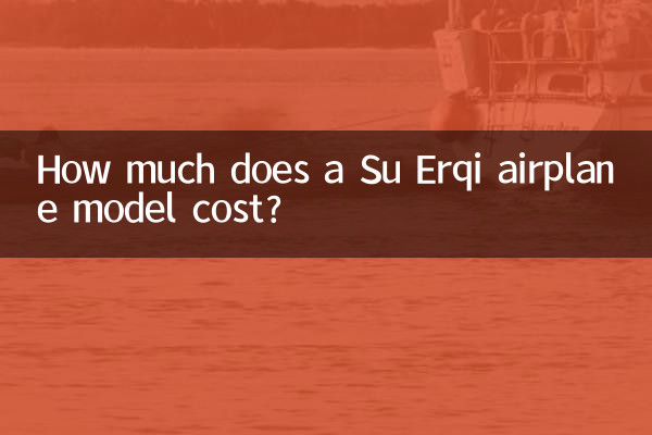 Quanto custa um modelo de avião Su Erqi?