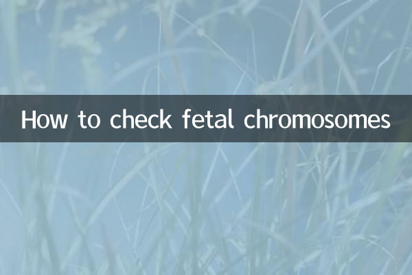 So überprüfen Sie fetale Chromosomen