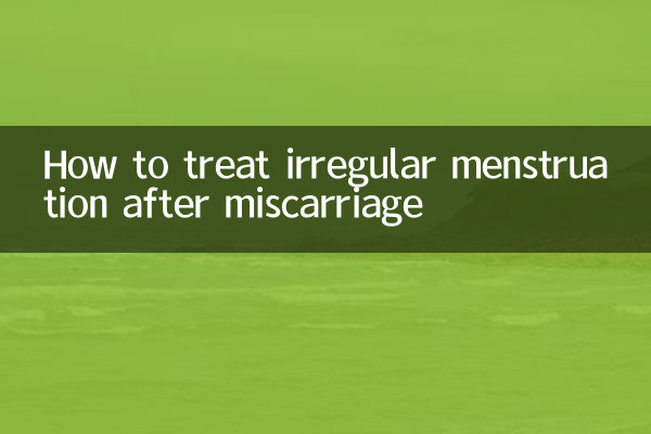 गर्भपात के बाद अनियमित मासिक धर्म का इलाज कैसे करें
