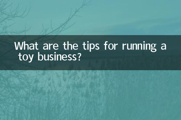 একটি খেলনা ব্যবসা চালানোর জন্য টিপস কি?