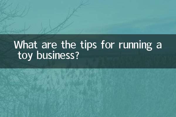 একটি খেলনা ব্যবসা চালানোর জন্য টিপস কি?