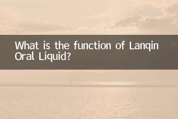 Welche Funktion hat Lanqin Oral Liquid?