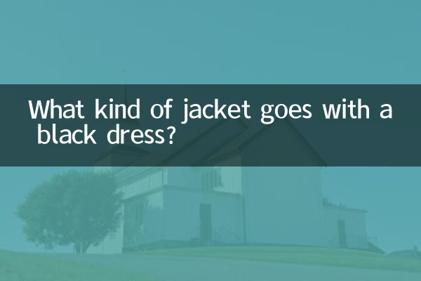 Que tipo de jaqueta combina com vestido preto?