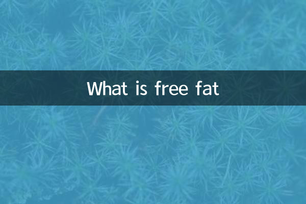 ¿Qué es la grasa libre?