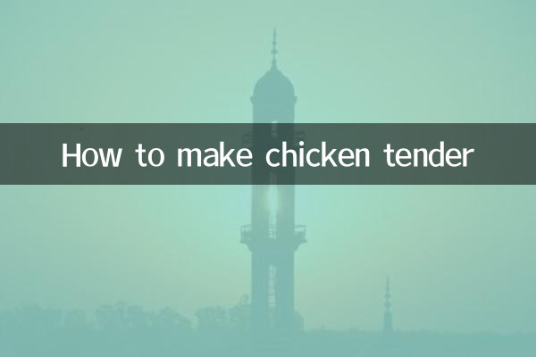 Cómo hacer pollo tierno