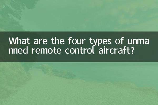 Quali sono i quattro tipi di velivoli telecomandati senza pilota?