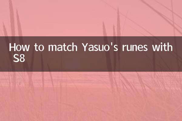 چگونه ران های Yasuo را با S8 مطابقت دهیم