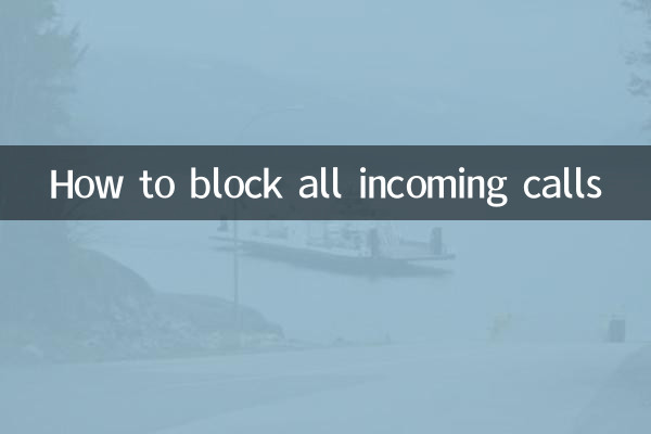 Como bloquear todas as chamadas recebidas