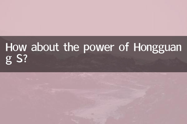 Che ne dici della potenza di Hongguang S?