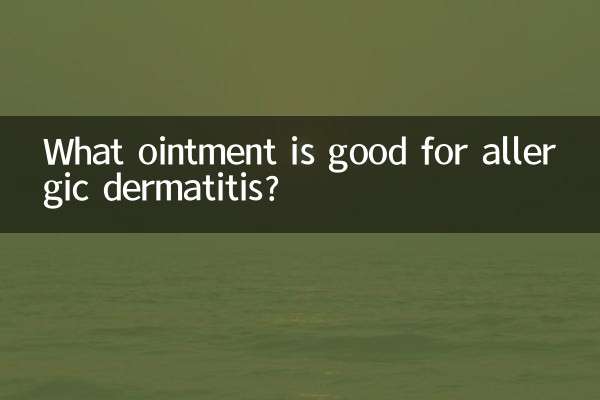 Welche Salbe ist gut bei allergischer Dermatitis?
