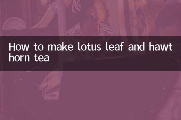 Como fazer chá de folha de lótus e espinheiro