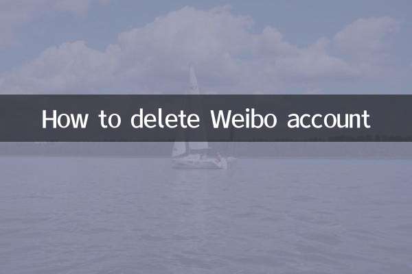 How to delete Weibo account