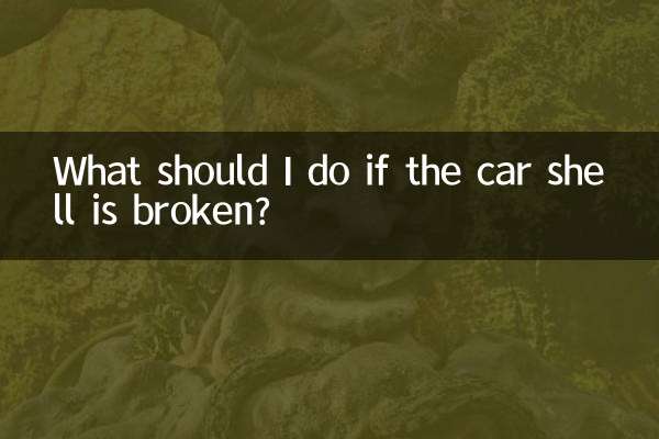 Was soll ich tun, wenn die Karosserie des Autos kaputt ist?