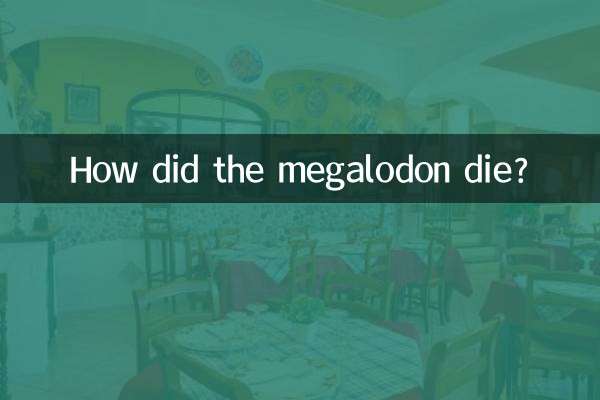 Comment le mégalodon est-il mort ?