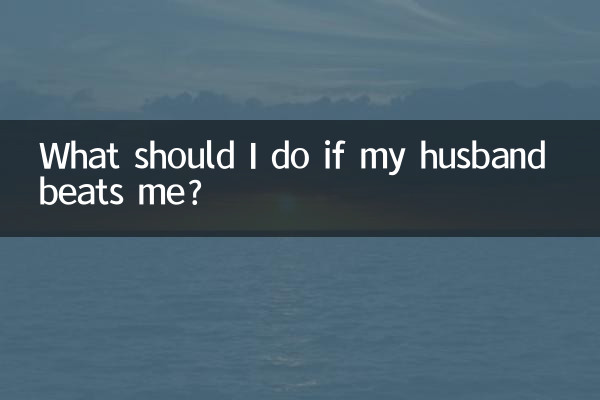 What should I do if my husband beats me?