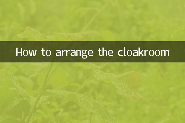 Cómo organizar el guardarropa