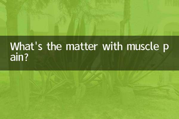 Quel est le problème avec les douleurs musculaires ?