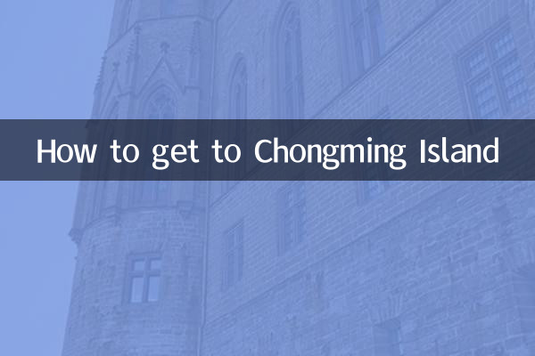 How to get to Chongming Island
