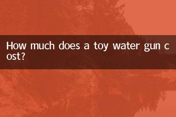 Quanto costa una pistola ad acqua giocattolo?