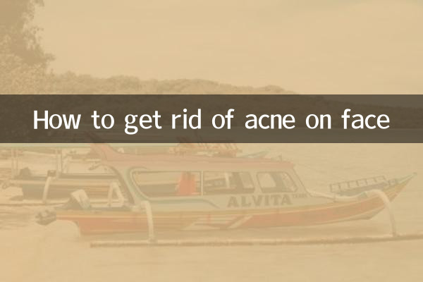 Cómo deshacerse del acné en la cara.