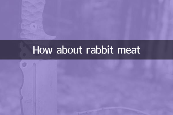 ¿Qué tal la carne de conejo?