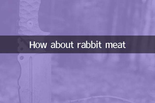 ¿Qué tal la carne de conejo?