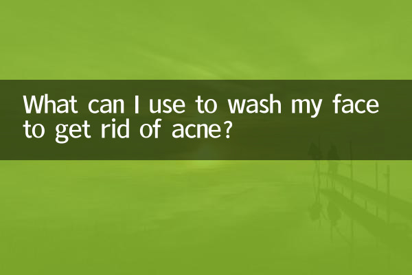¿Qué puedo usar para lavarme la cara para deshacerme del acné?