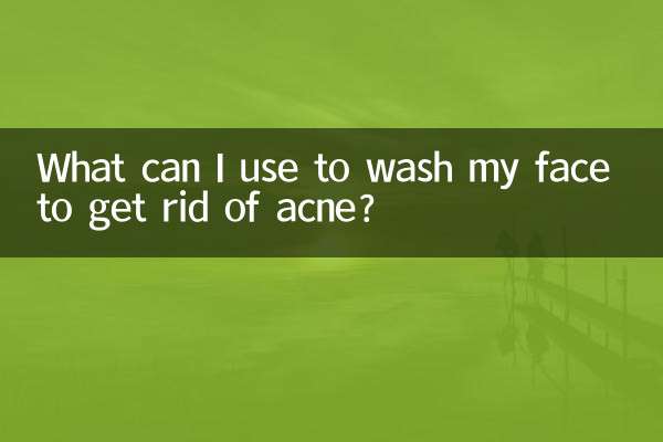 ¿Qué puedo usar para lavarme la cara para deshacerme del acné?