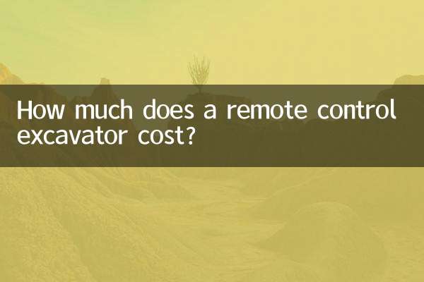 ریموٹ کنٹرول کھدائی کرنے والے کی قیمت کتنی ہے؟