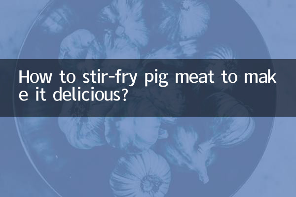 Como refogar a carne de porco para ficar deliciosa?