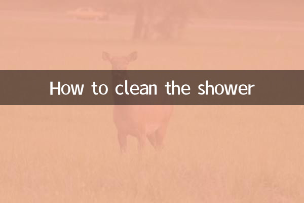 نحوه تمیز کردن دوش