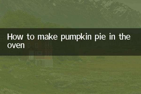 Cómo hacer pastel de calabaza en el horno.
