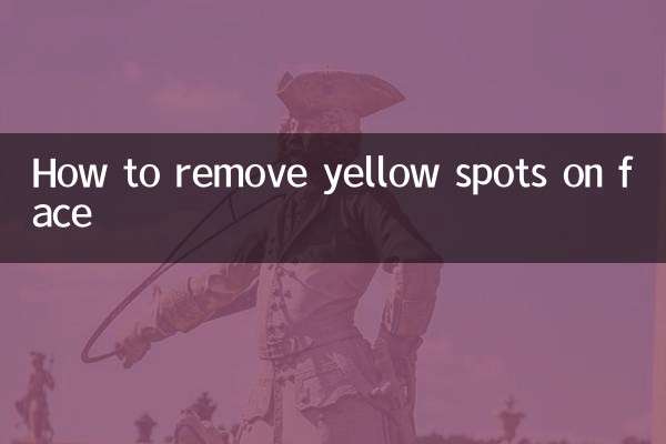 How to remove yellow spots on face