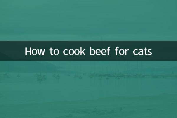 猫のために牛肉を調理する方法