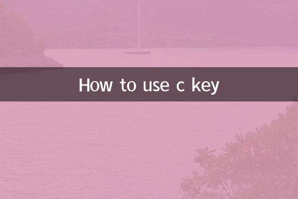 c鑰匙怎麼用