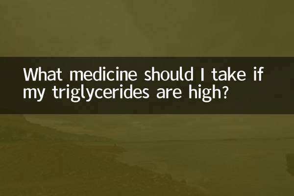 Welche Medikamente sollte ich einnehmen, wenn meine Triglyceride hoch sind?